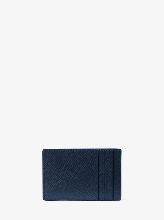 Edison Scratch-Resistant Crossgrain Leather Card Case
