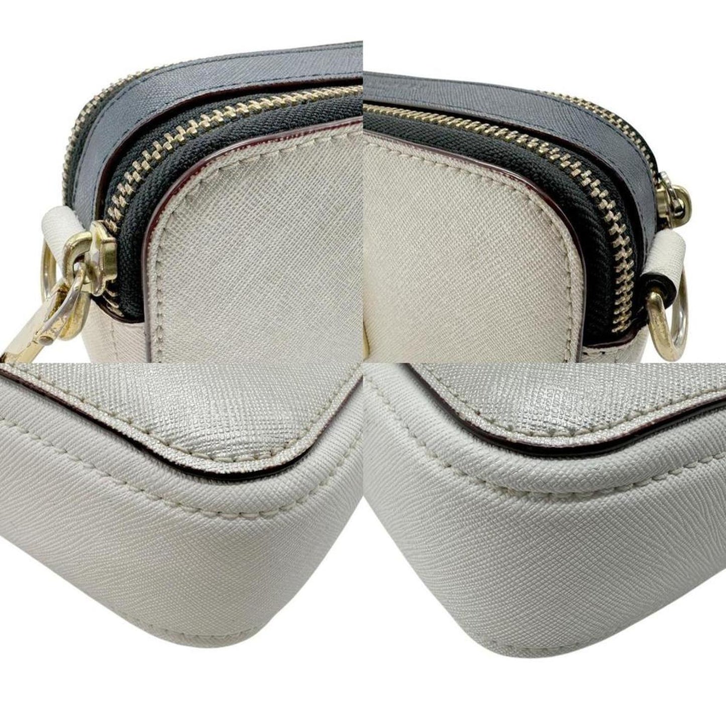 Navy Leather Shoulder Bag (Pre-Owned)