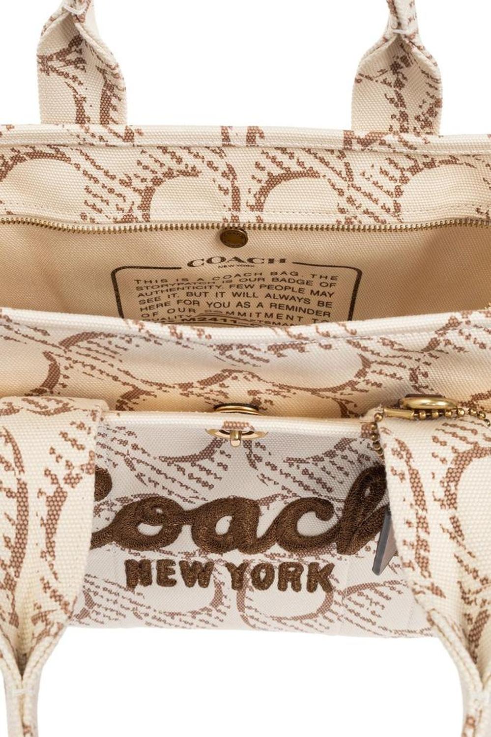 Coach Cargo Monogrammed Tote Bag