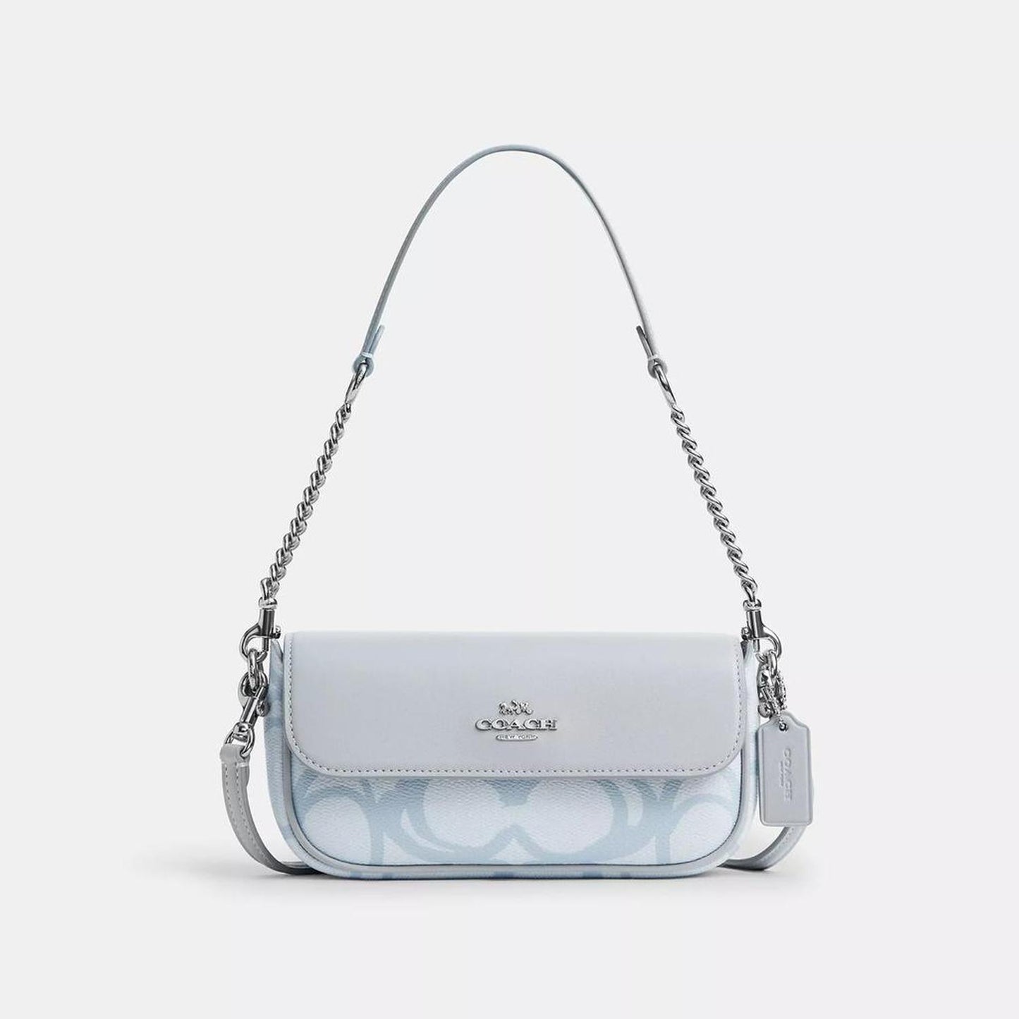 Hailey Flap Bag In Sketch Signature Canvas