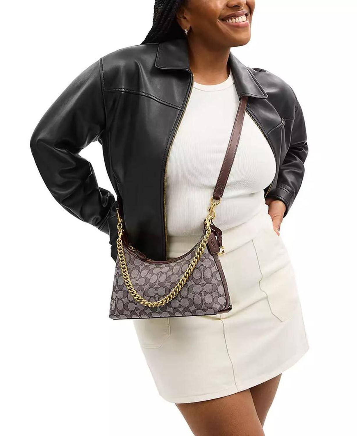 Juliet Small Signature Jacquard Shoulder Bag 25