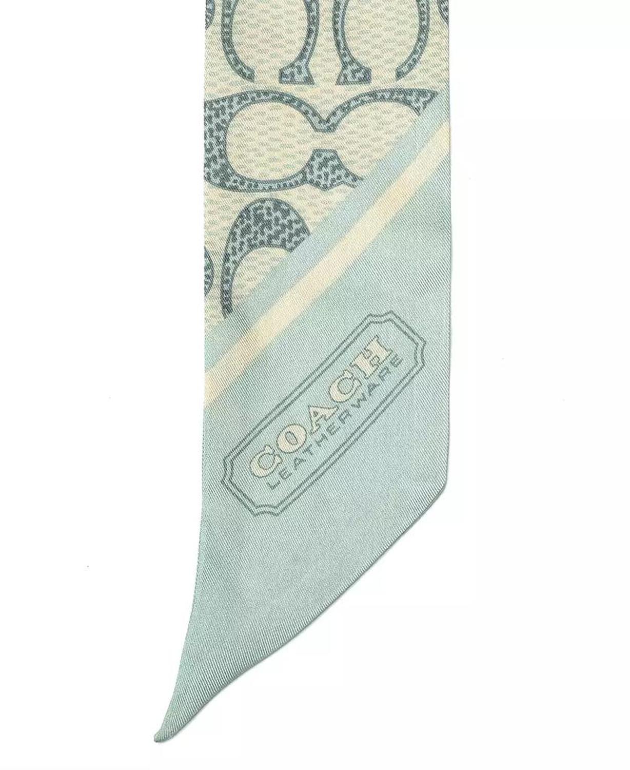 Women's Vintage Signature Print Silk Skinny Scarf