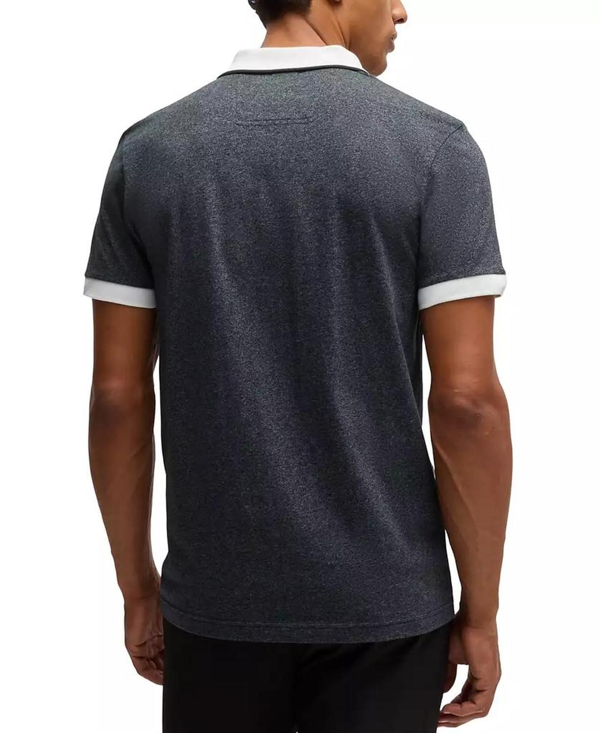 Men’s Striped Trim Polo