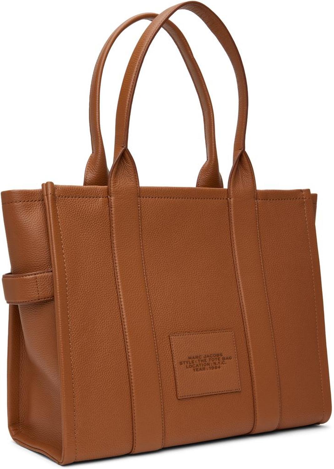 Brown 'The Leather Large' Tote