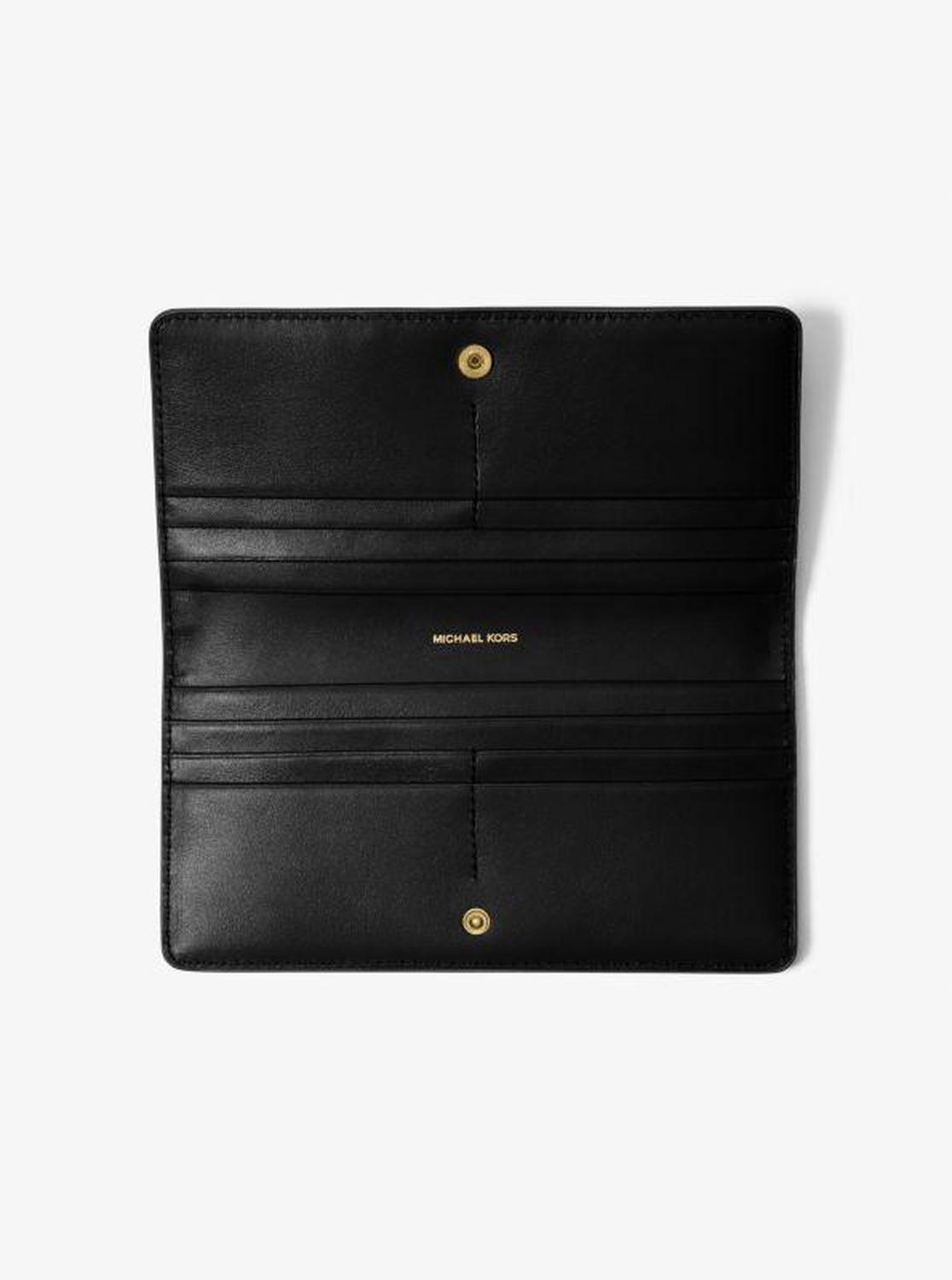 Bryant Large Pebbled Leather Snap-Front Wallet