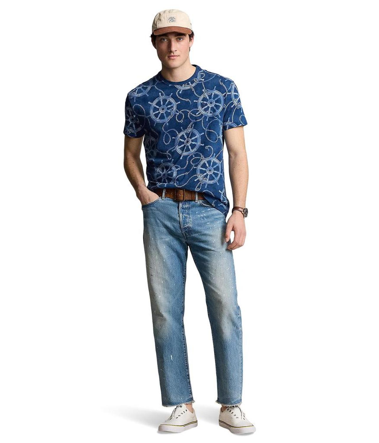 Classic Fit Nautical Jersey T-Shirt