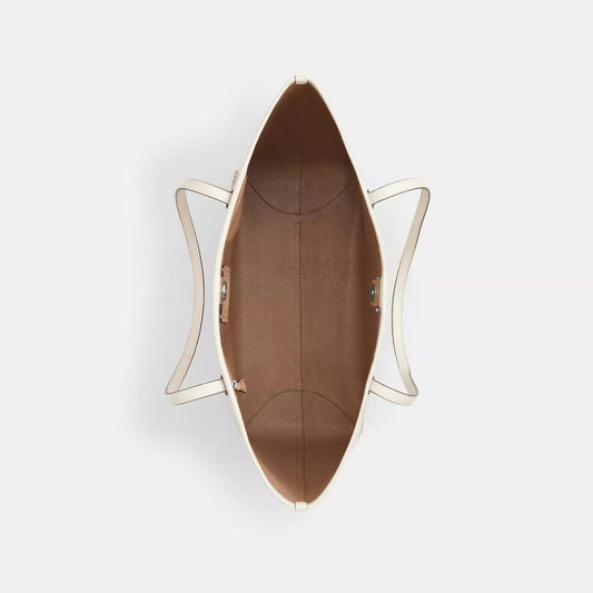 Cosmic Coach City Tote Bag With Rocket Print