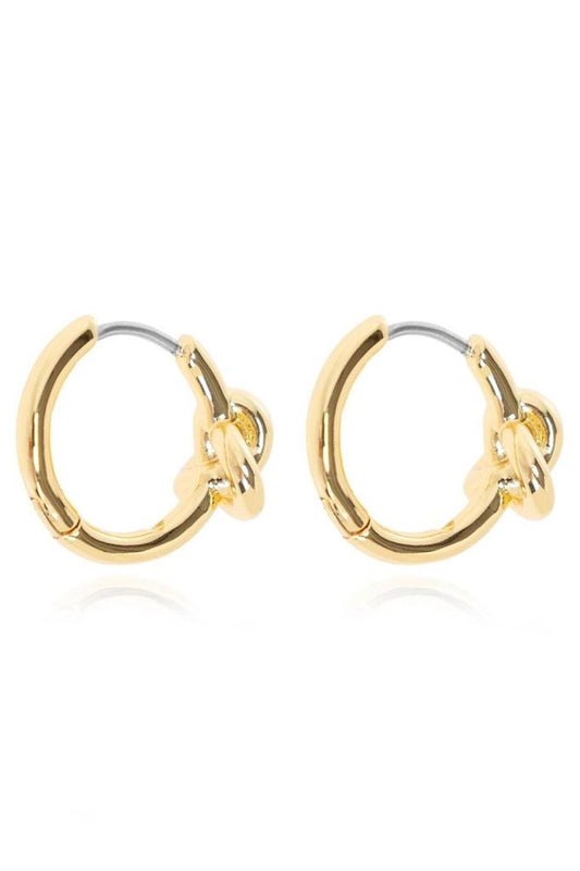 Kate Spade Double Knot Huggies Earrings