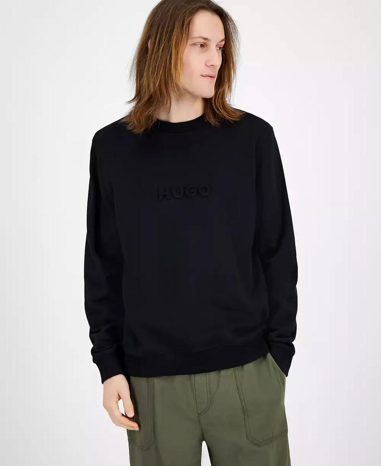 Men's Dankobi Long Sleeve Embossed Logo Sweatshirt