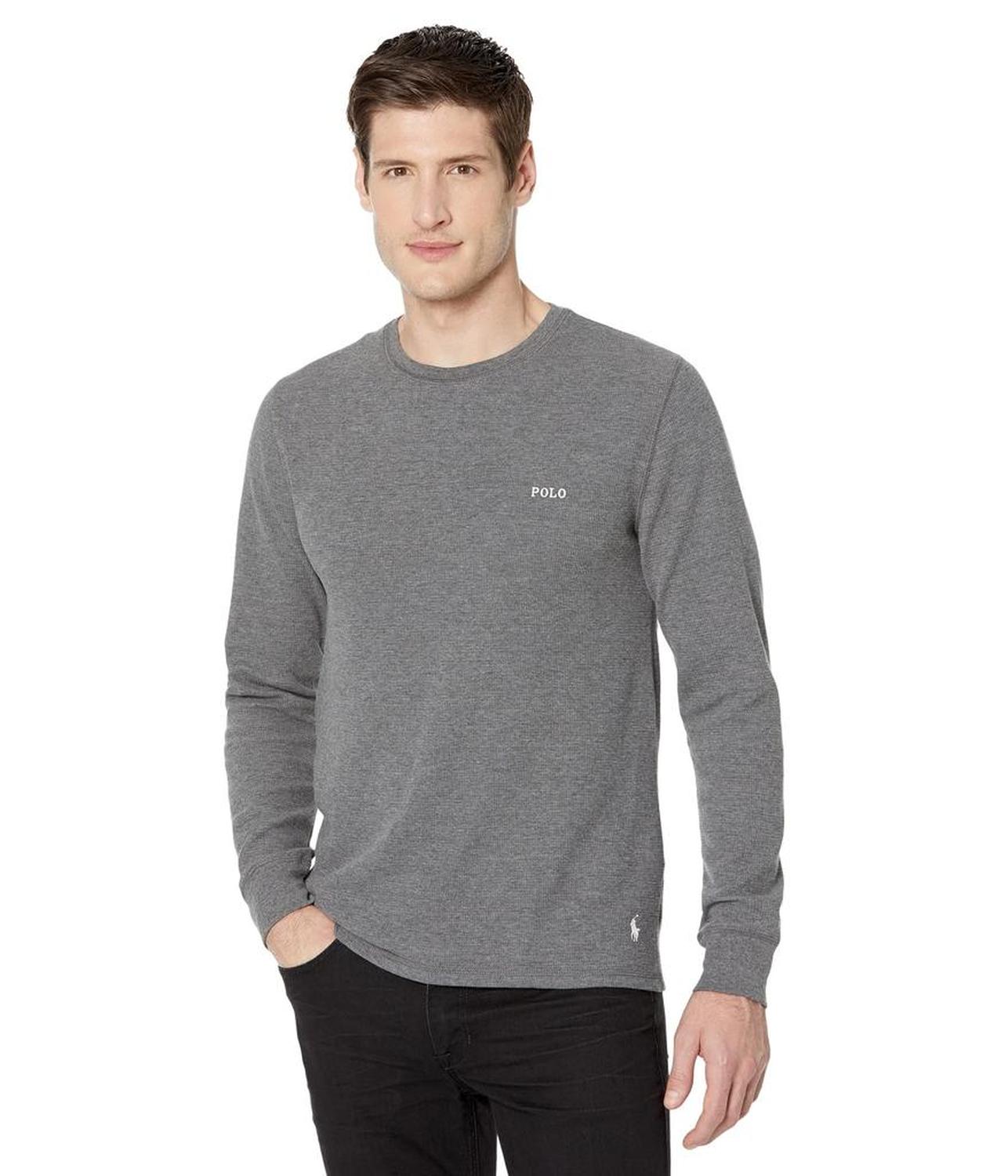 Waffle Long Sleeve Crew