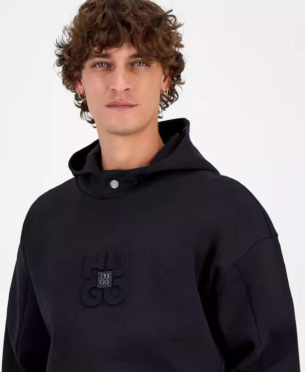 HUGO by Men's Debostaco Relaxed-Fit Logo Hoodie