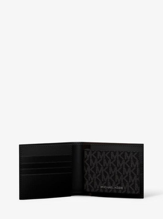 Cooper Signature Logo Billfold Wallet With Passcase
