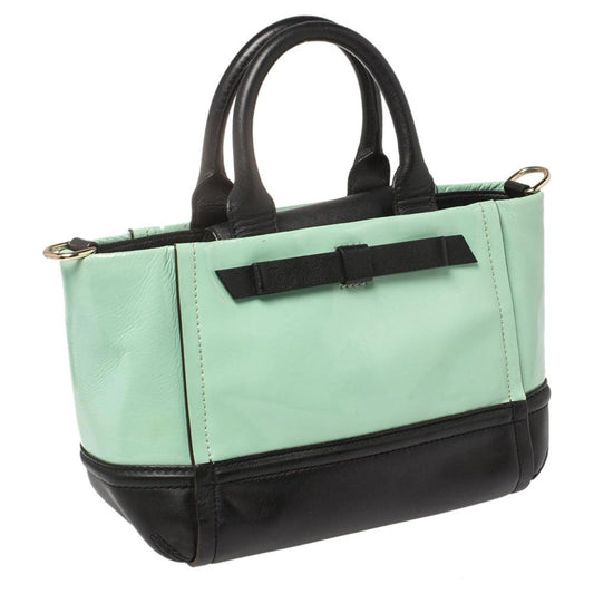 Kate Spade Mint Patent And Leather Chelsea Park Gigi Tote