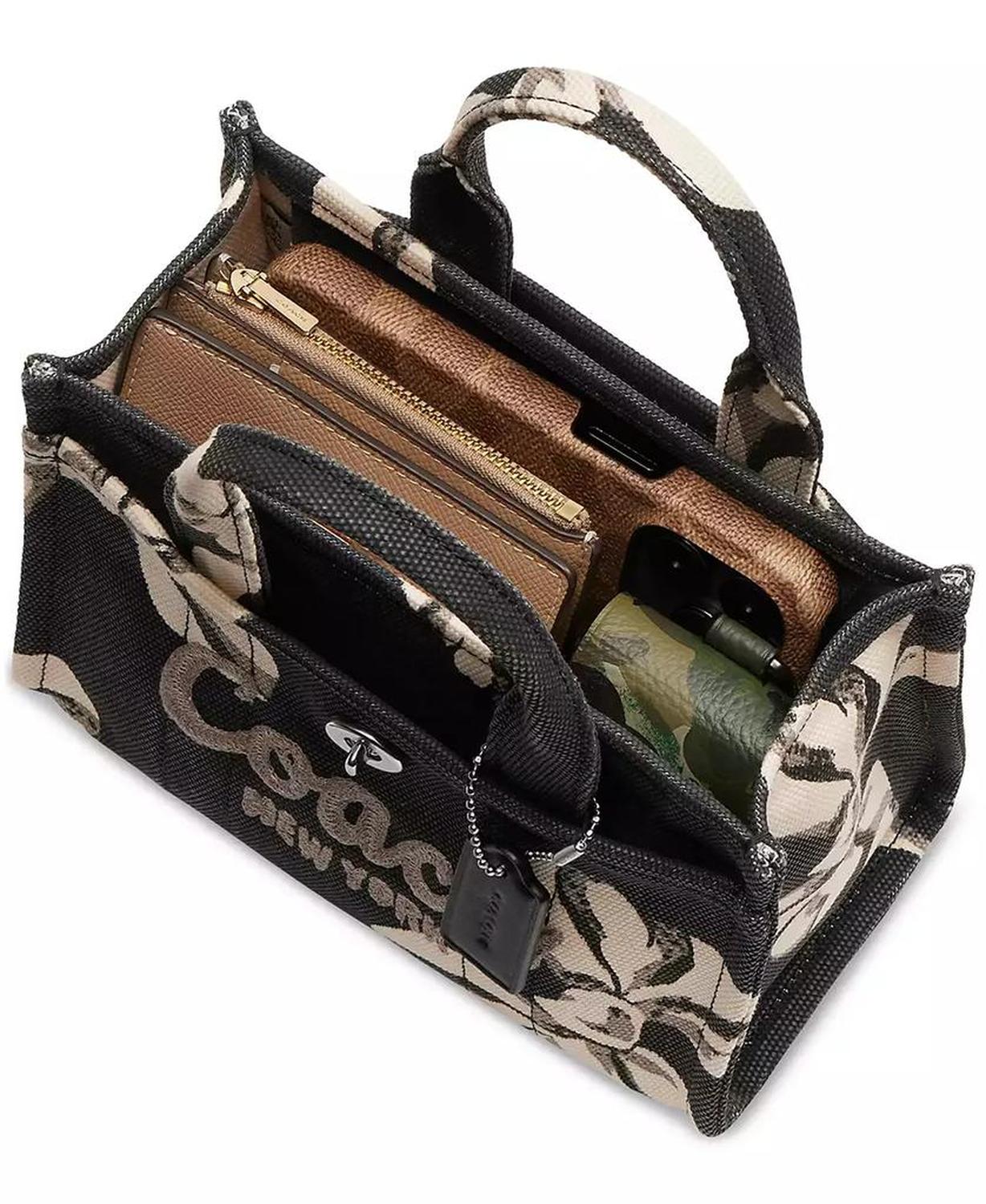 Cargo Bow Print Canvas Tote Bag 20