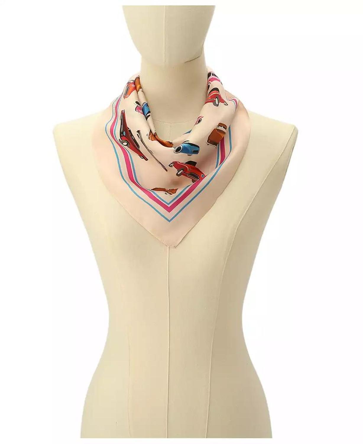 Women's Cars Silk Bandana Scarf