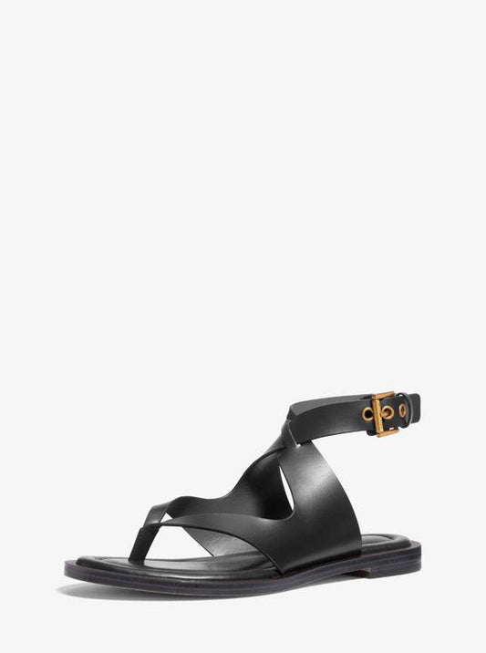 Irene Leather Wrap Sandal