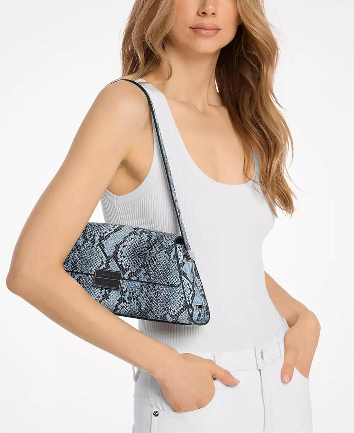 Ludlow Small Leather Convertible Shoulder Bag