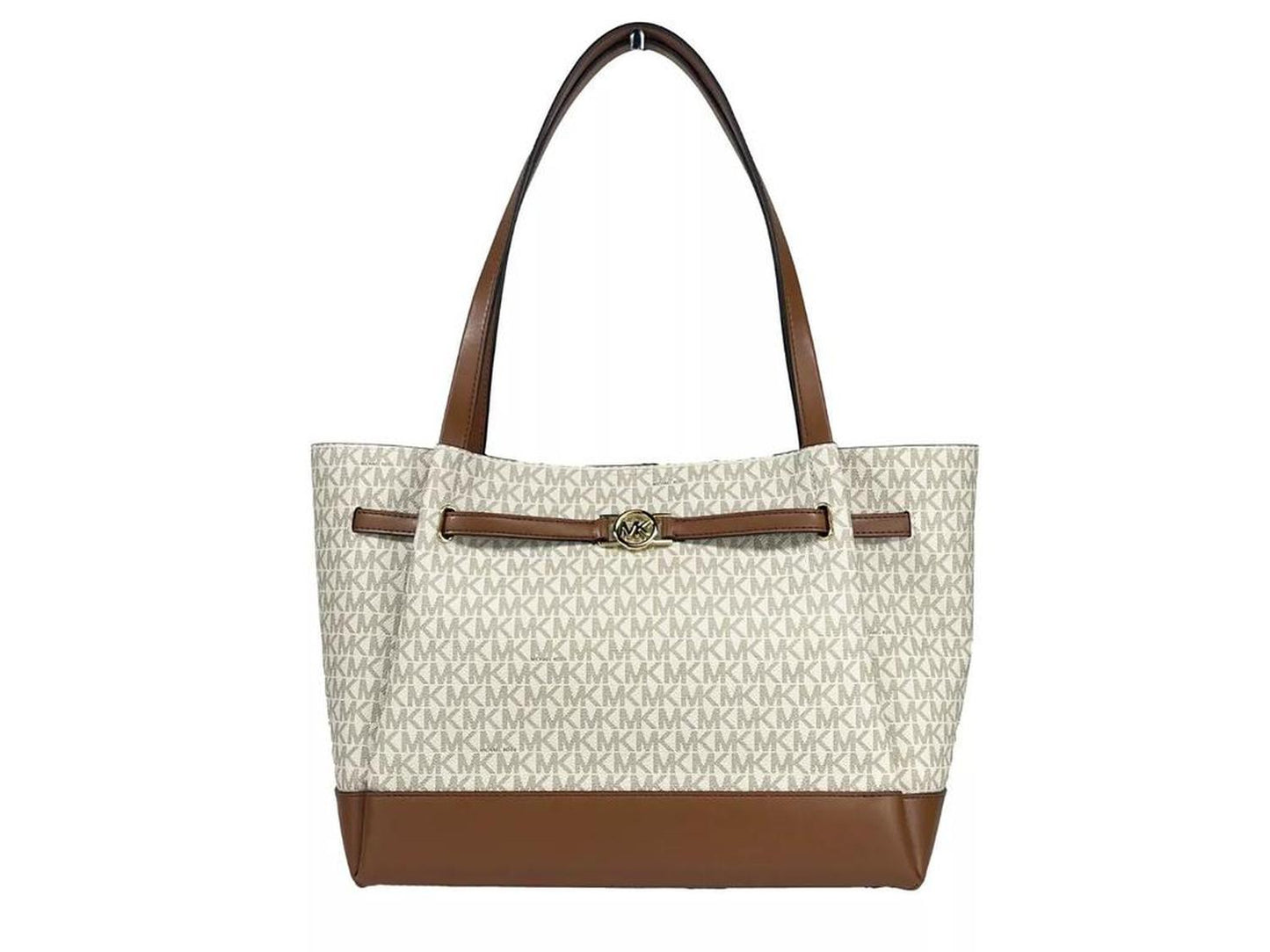 Reed Large Belted Tote Shoulder Bag Purse Women's ivory