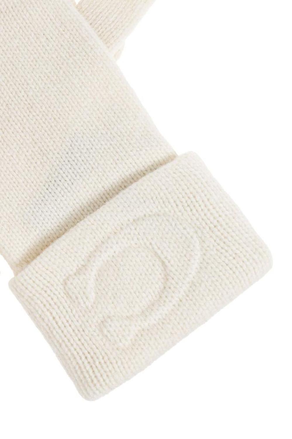 Coach Signature Embossed Knit Gloves