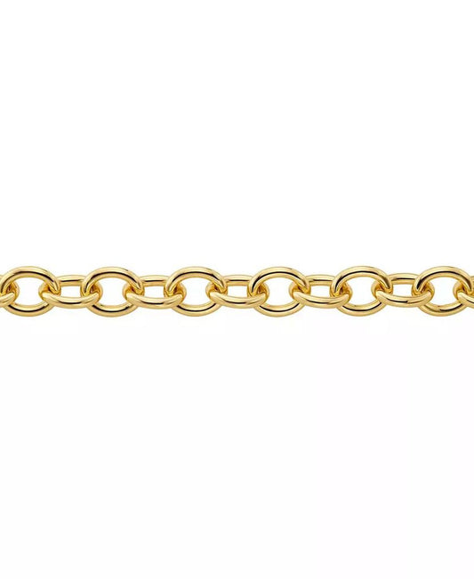 14K Gold-Plated Brass Statement Chain Necklace