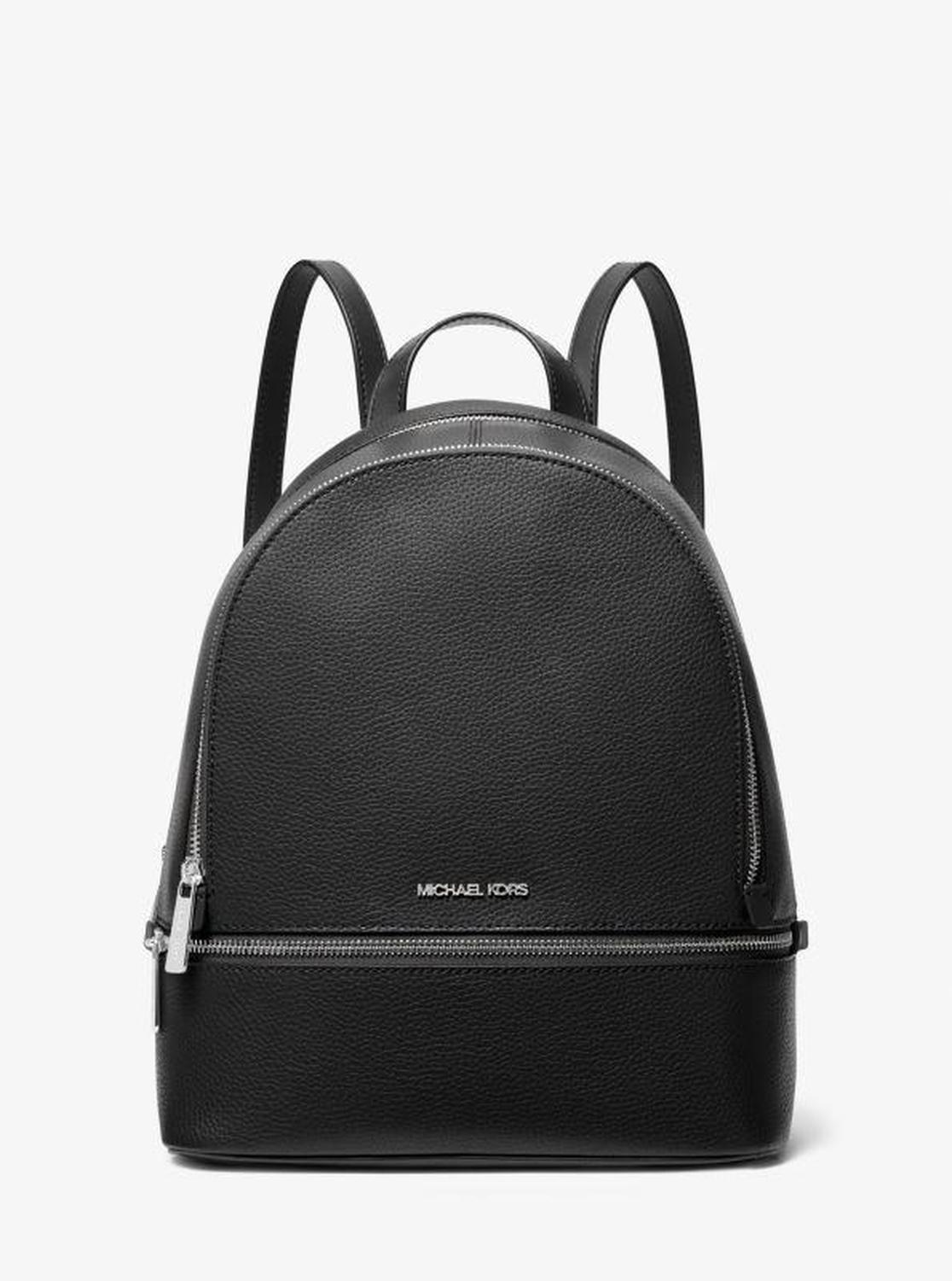 Rhea Medium Pebbled Leather Backpack
