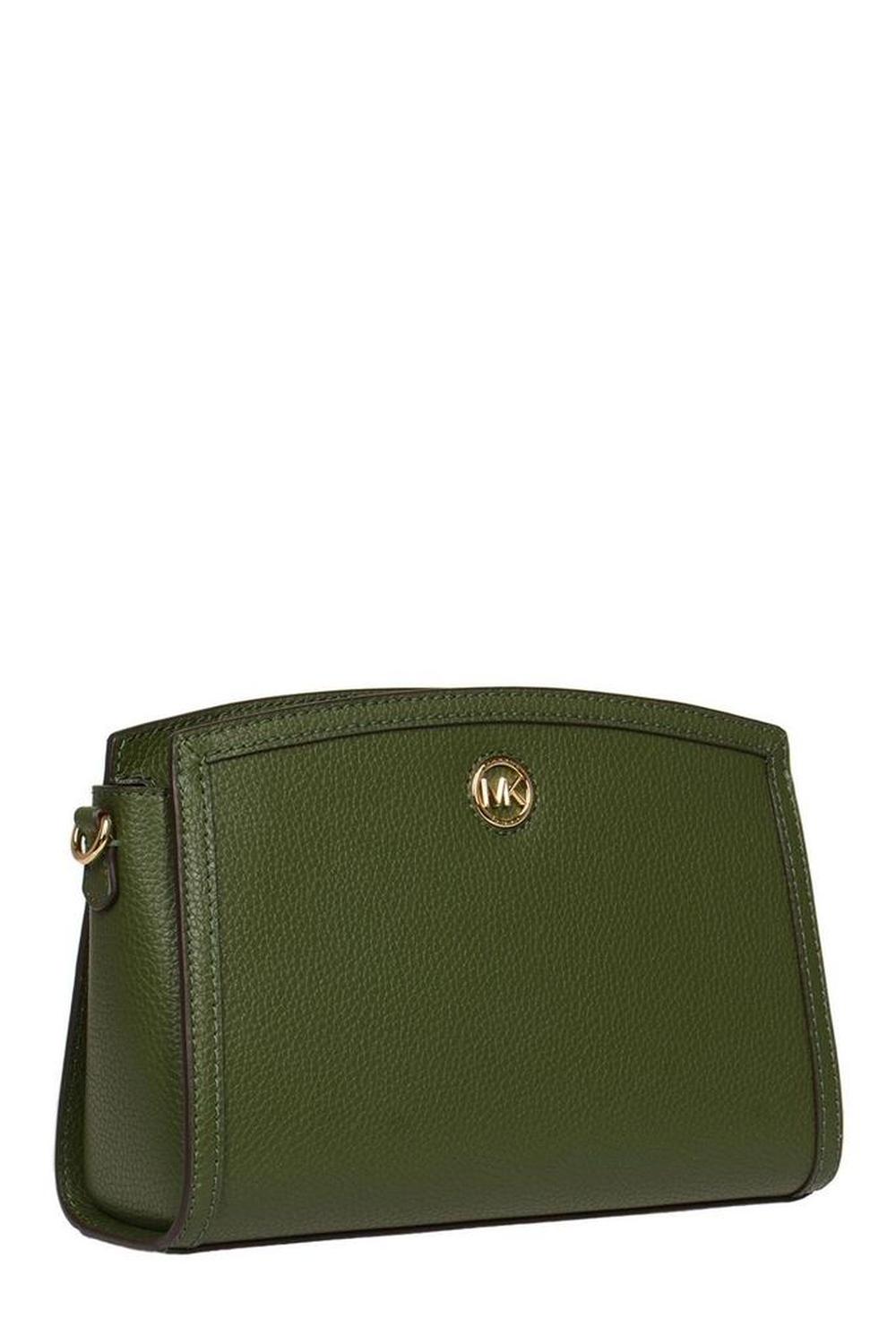 Michael Michael Kors Chantal Large Pebbled Leather Crossbody Bag