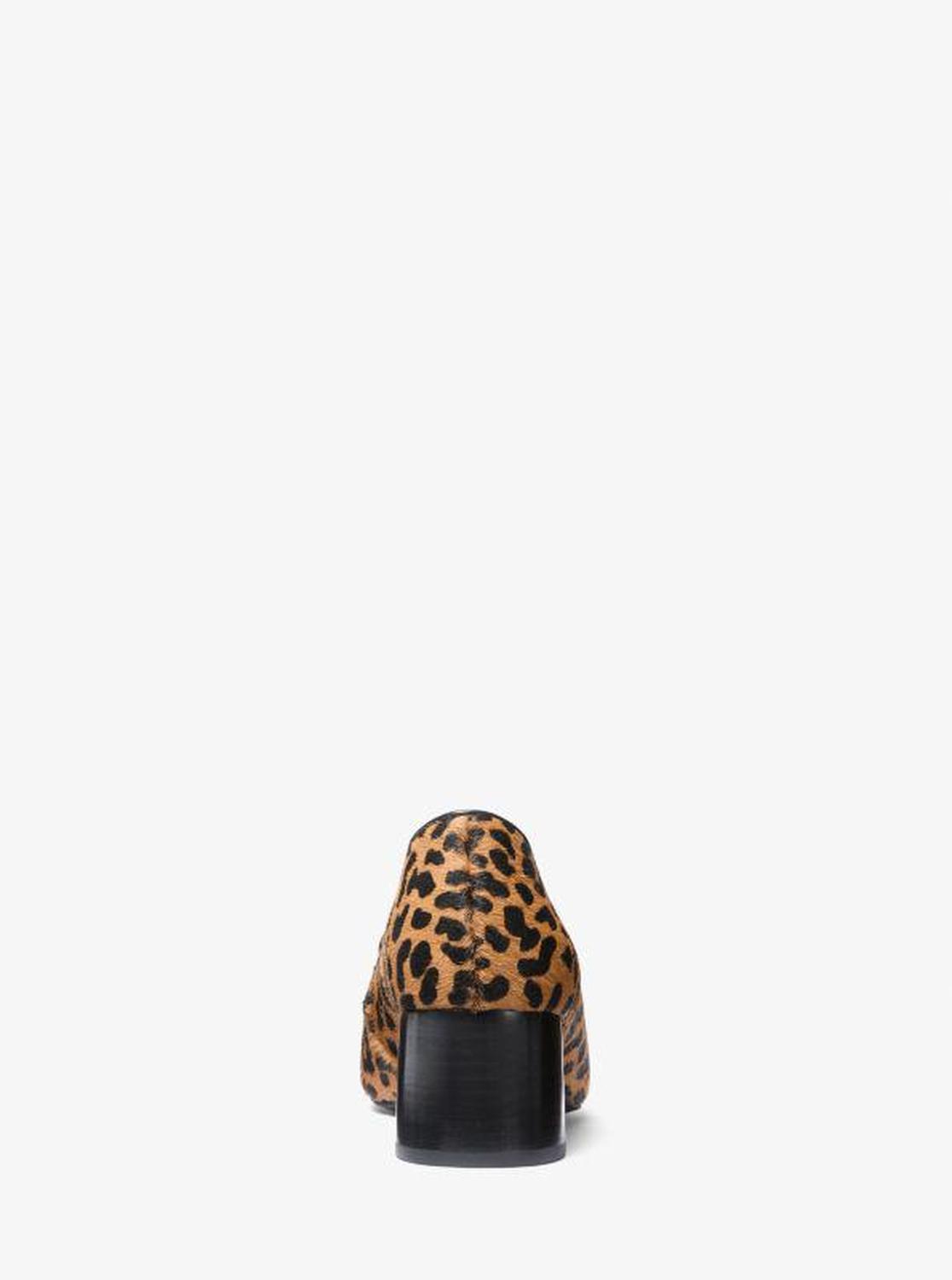 Mindy Flex Leopard Print Calf Hair Loafer