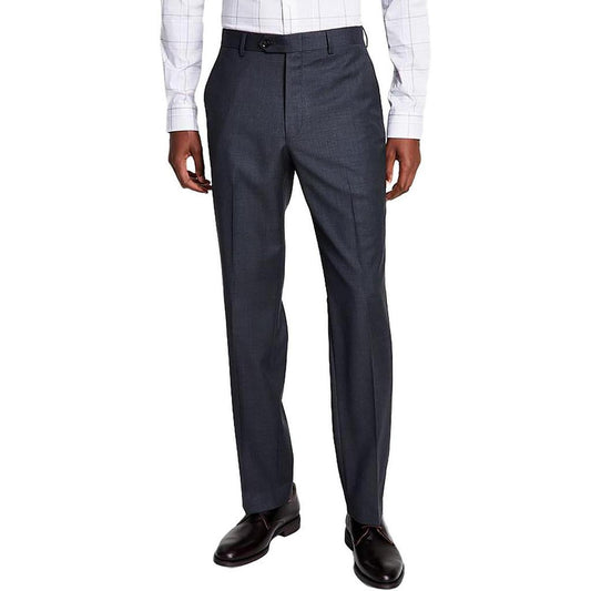 Malone Mens Stretch Wool Dress Pants