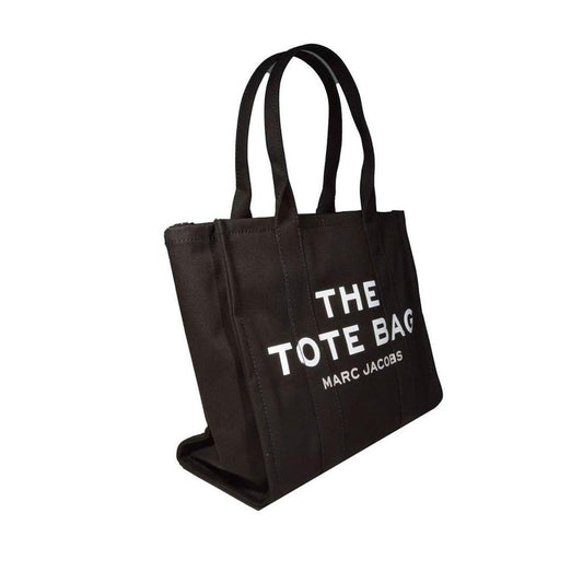 Tote Bag Large In Black Canvas