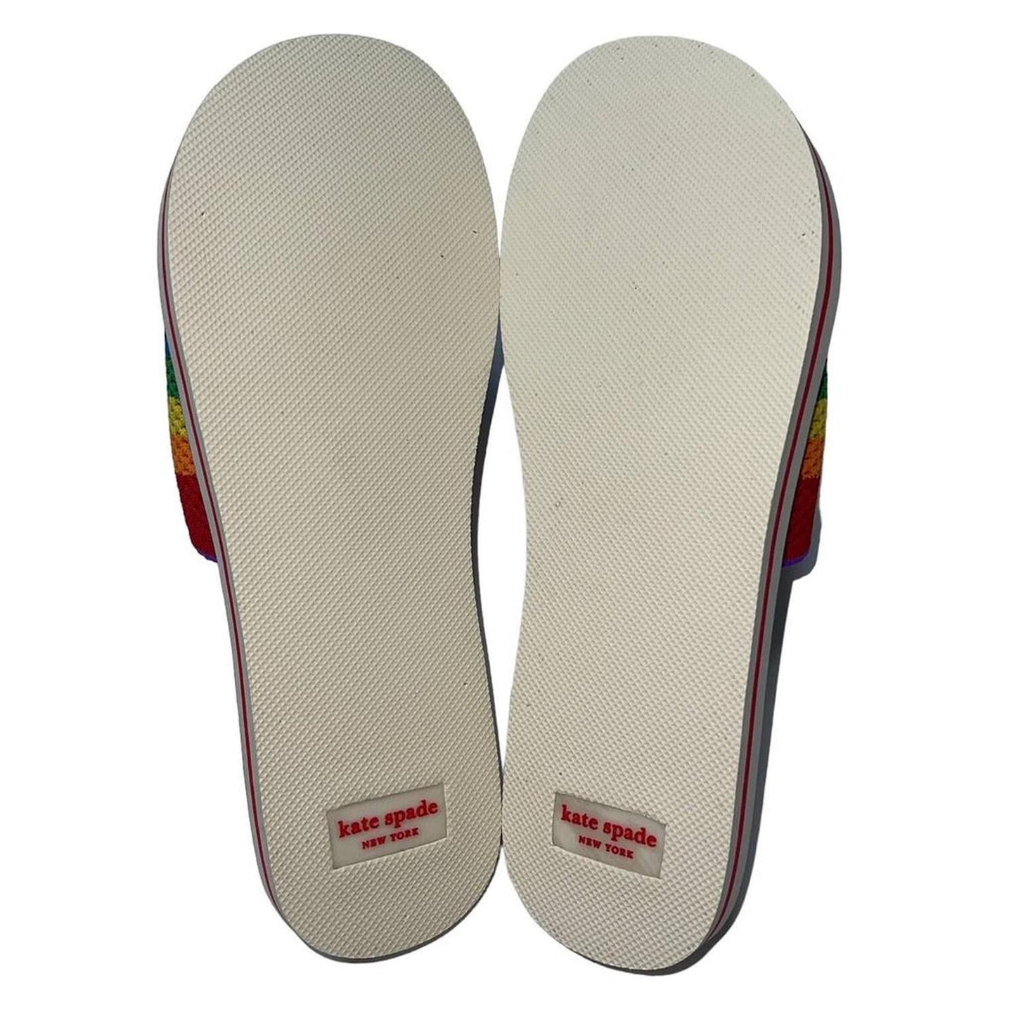 Spectrum Slide Sandal In Rainbow/black