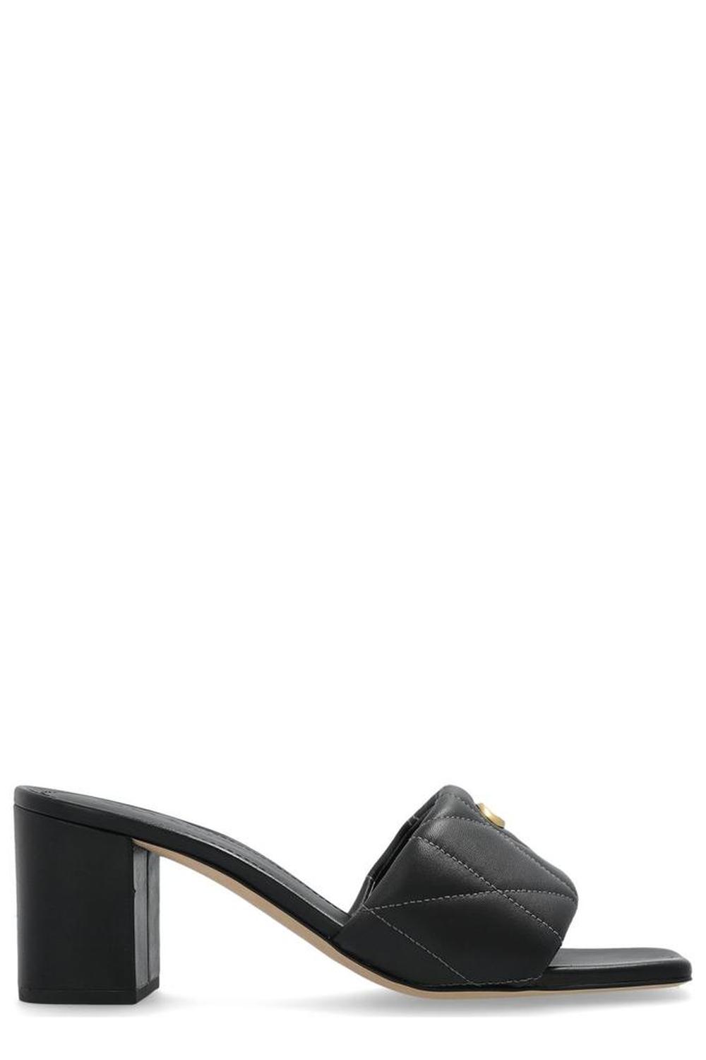 Coach Emma Square Open Toe Mules