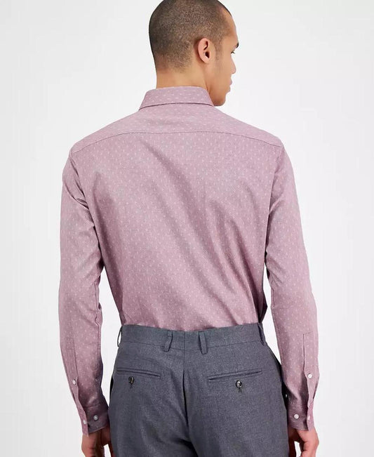 Hugo Boss Men's Valerio Long Sleeve Button-Front Geo Print Shirt