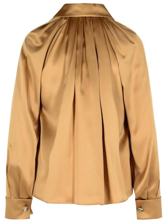 Salice' Beige Silk Shirt