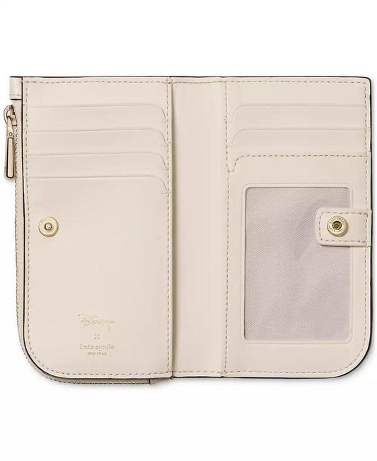 Disney | Macy's Minnie Mouse Zip-Top Leather Wallet , Macy's Exclusive