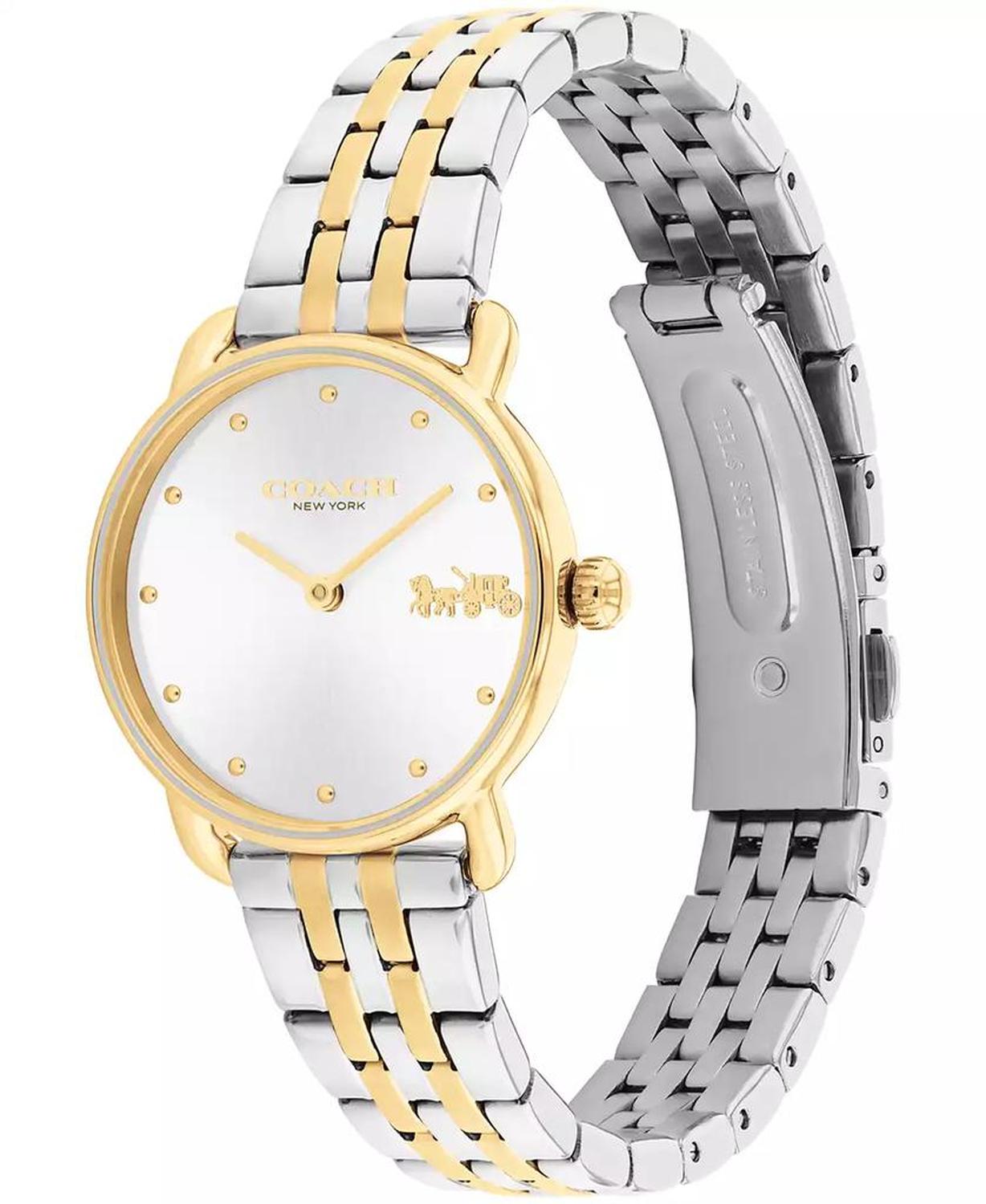 Women's Elliot Two Tone Stainless Steel Bracelet Watch, 28mm