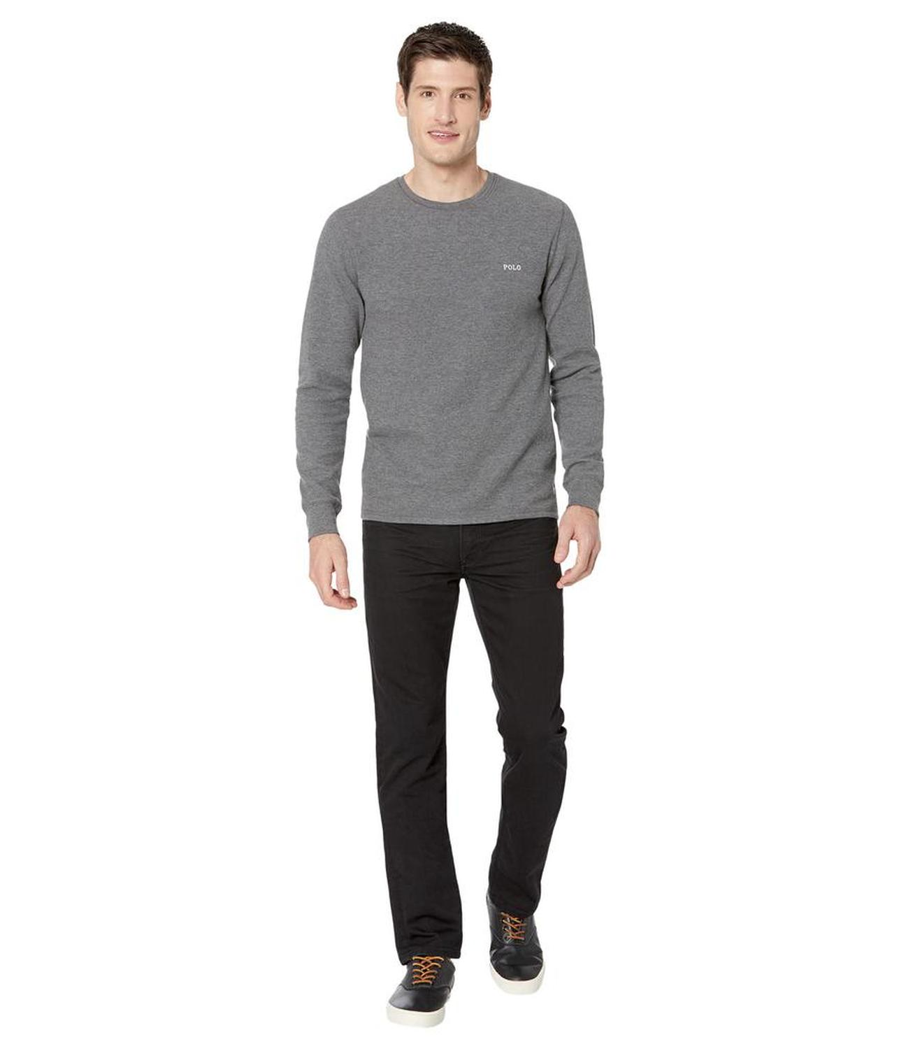 Waffle Long Sleeve Crew