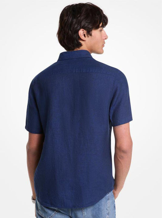 Slim-Fit Linen Shirt