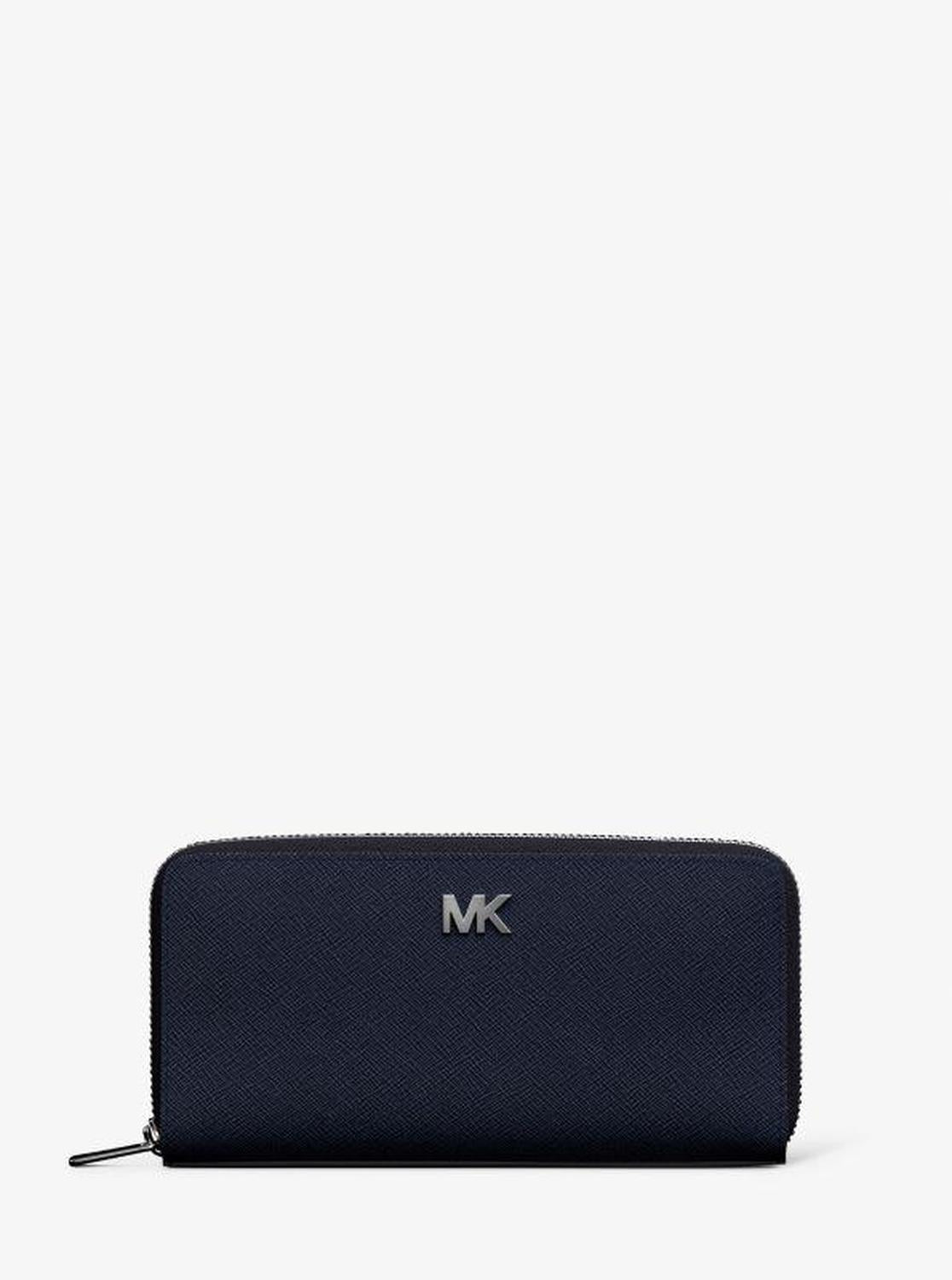 Cooper Saffiano Leather Zip-Around Wallet