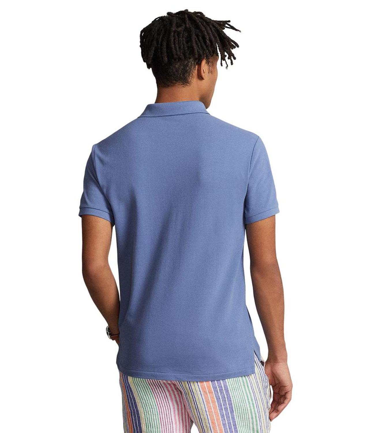 Custom Slim Fit Mesh Polo Shirt