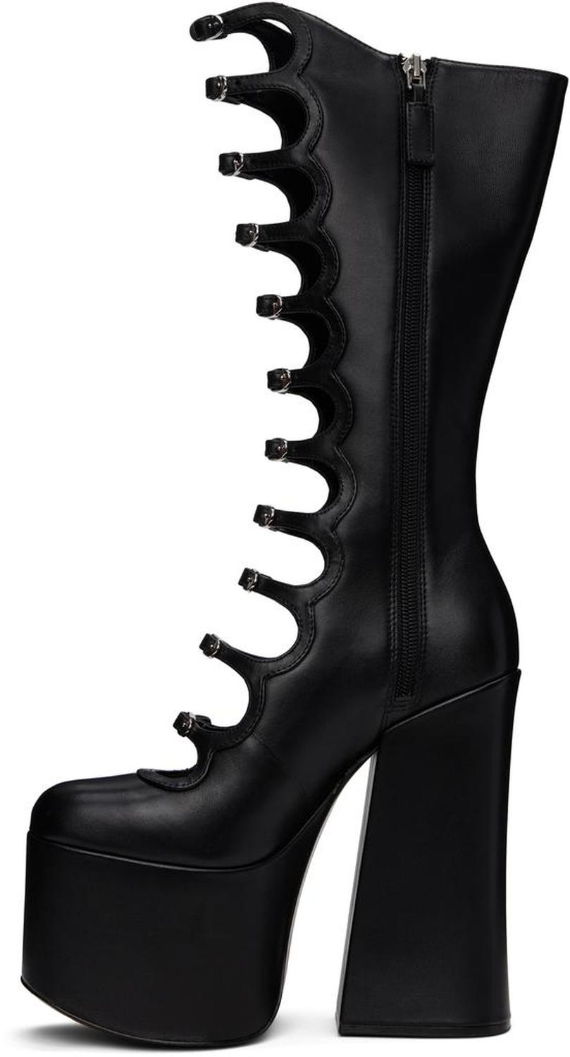 Black 'The Kiki' Knee-High Boots