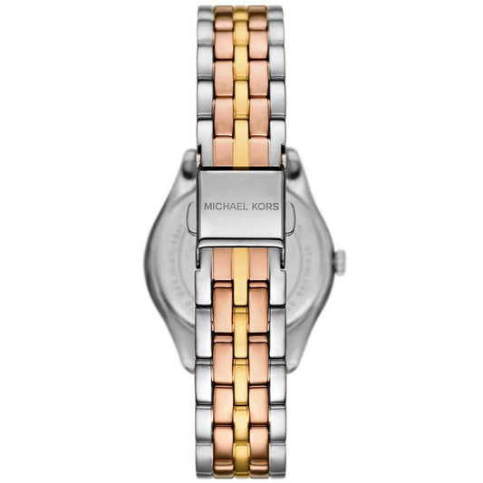 Women's Harlowe Three-Hand Tri-Tone Stainless Steel Watch 33mm