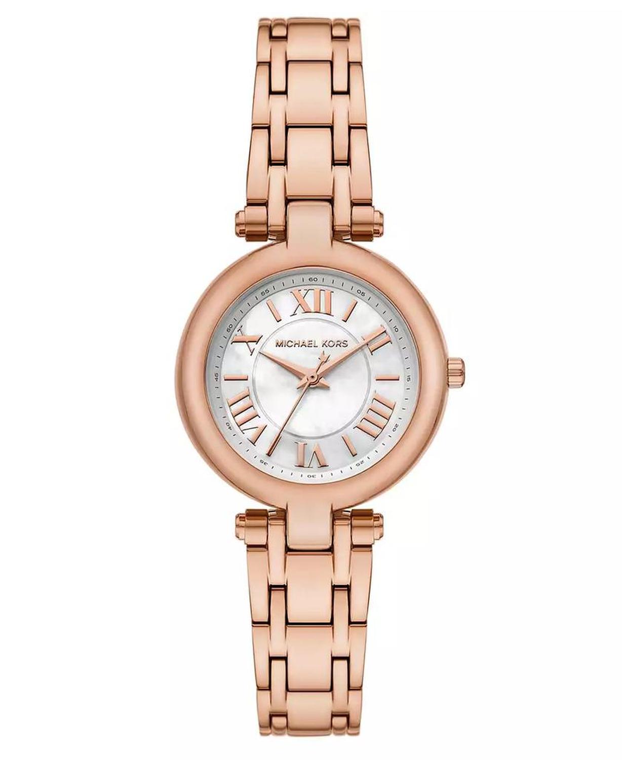 Women's Laney Three-Hand Rose Gold-Tone Stainless Steel Watch, 30mm
