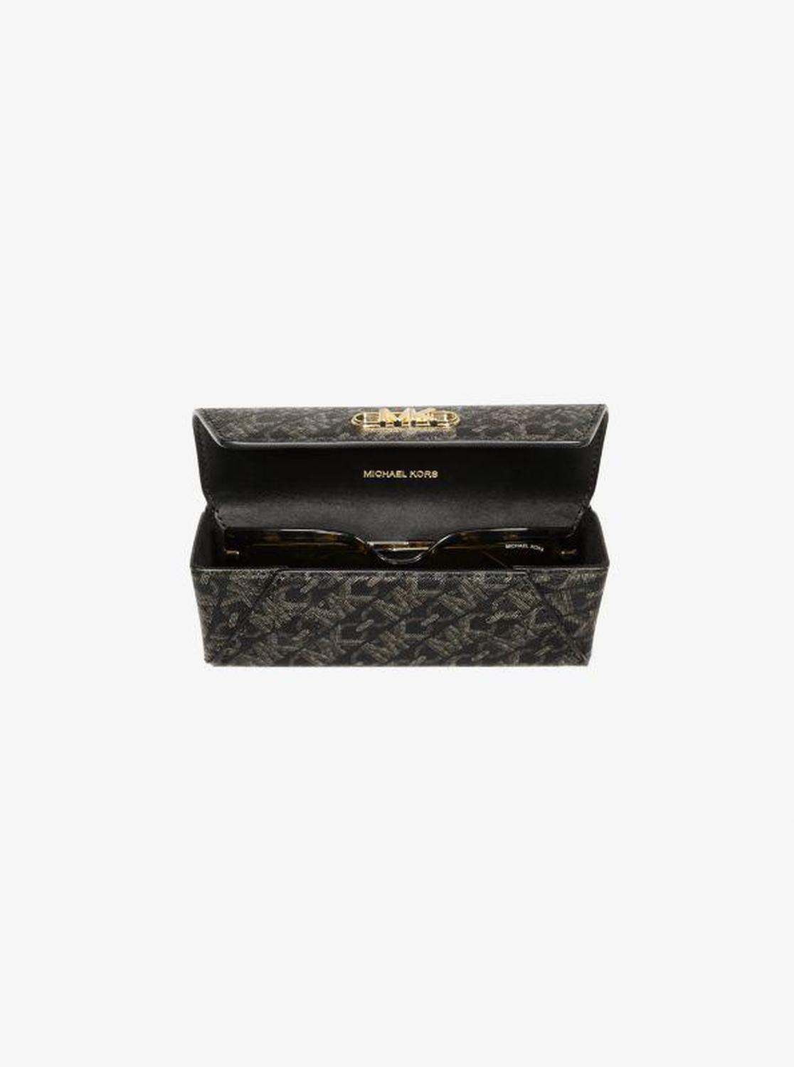 Metallic Empire Monogram Glasses Case