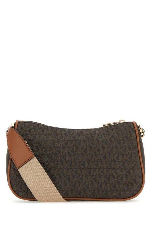 Michael Michael Kors Monogram-Patterned Zipped Crossbody Bag