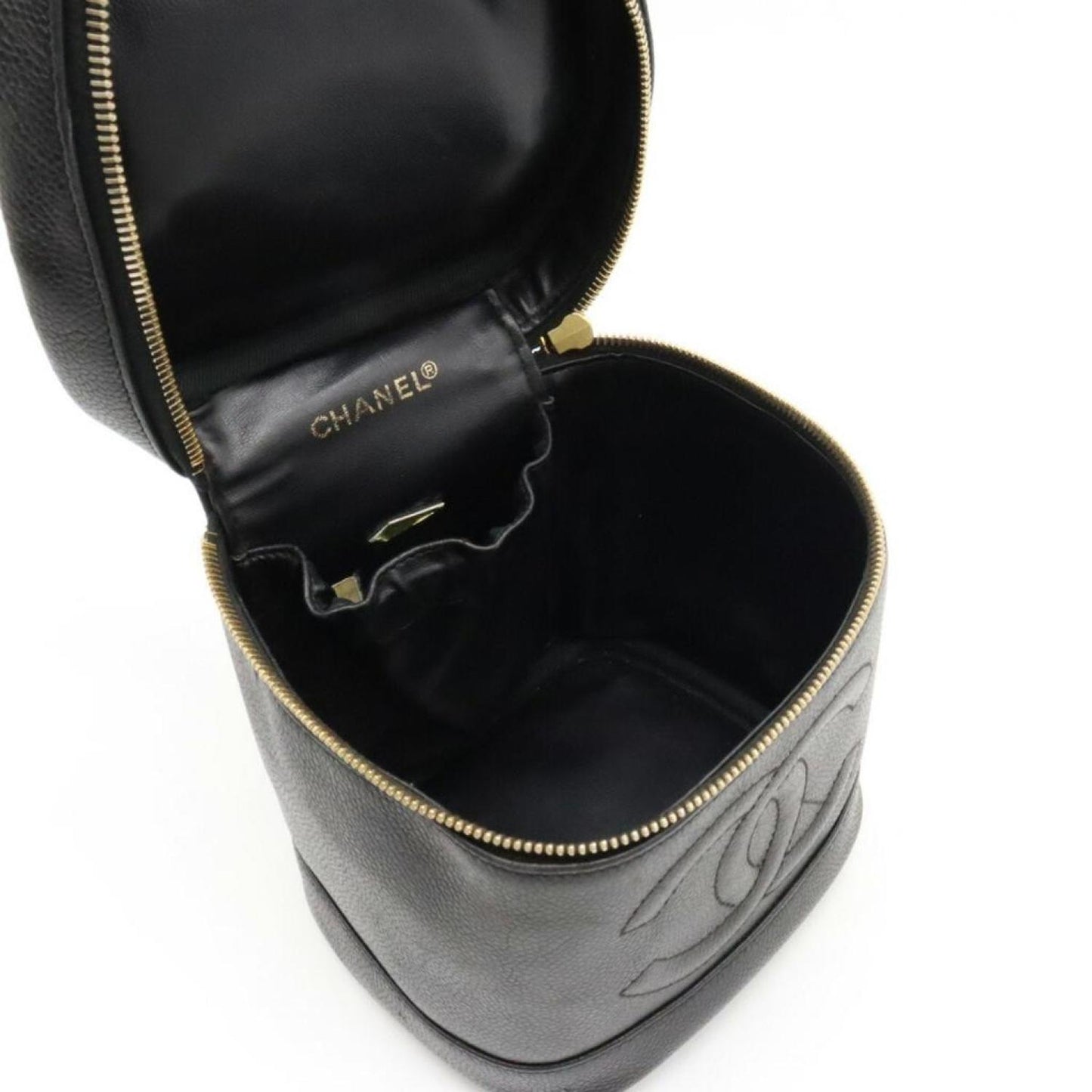 Chanel Vanity Leather Shoulder Bag (Pre-Owned)