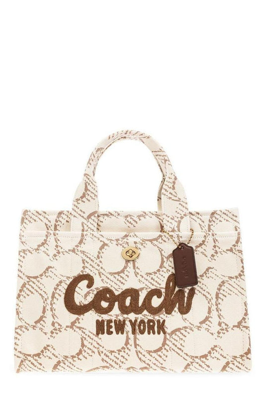 Coach Cargo Monogrammed Tote Bag