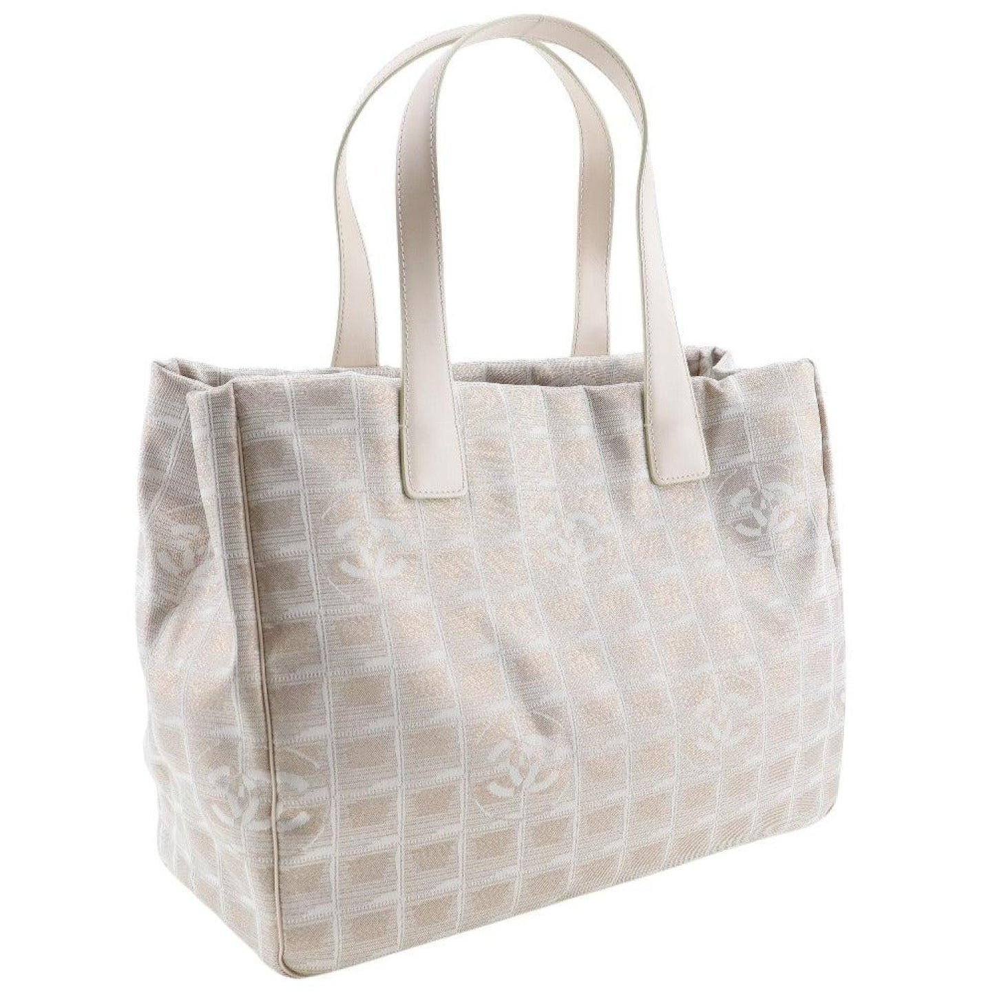 Chanel Travel Line Canvas Tote Bag (Pre-Owned)
