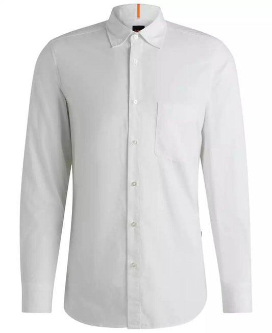 Men's Cotton Dobby Regular-Fit Shirt
