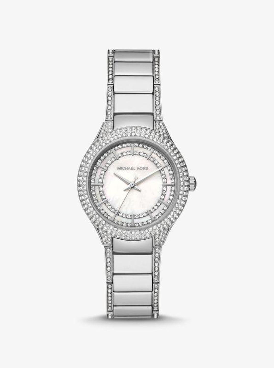Mini Sylvia Pavé Silver-Tone Watch