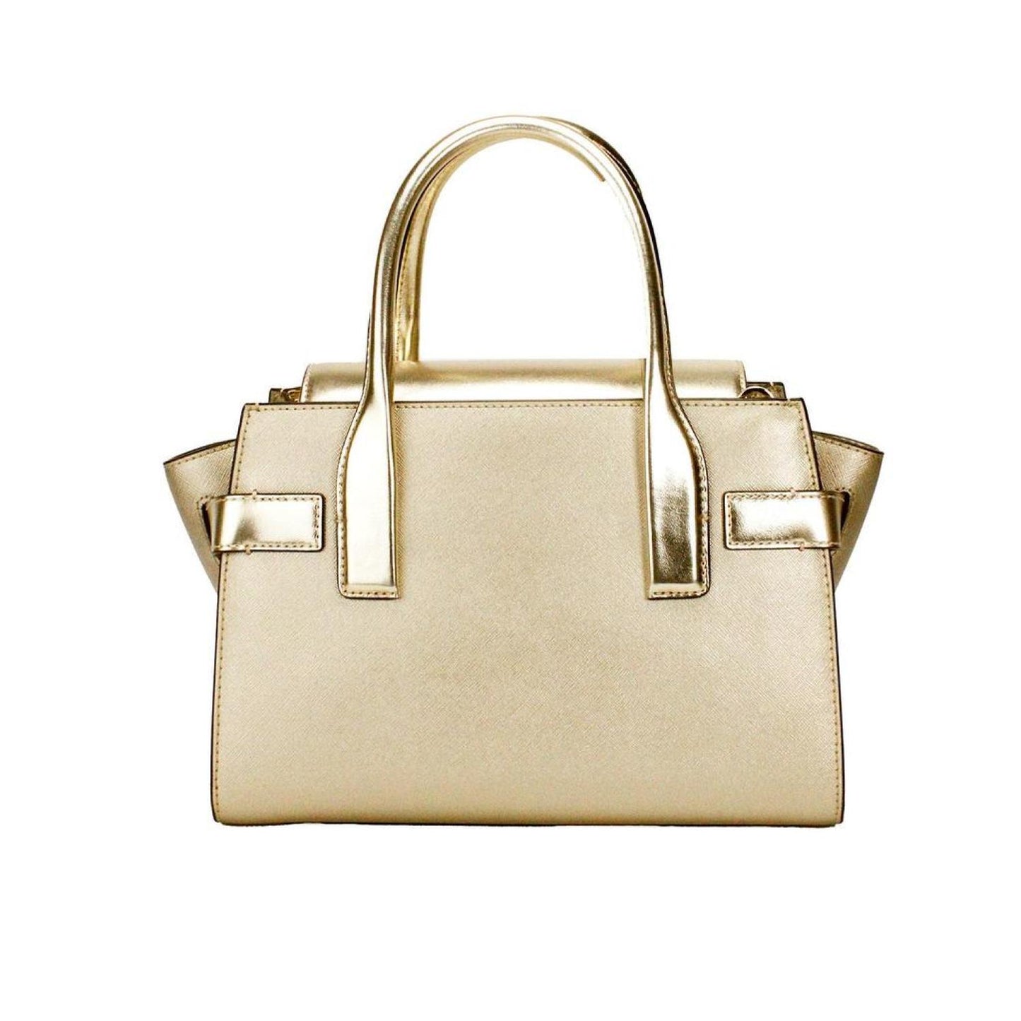 Michael Kors Carmen Medium Pale Saffiano Leather Satchel Purse Women's Bag
